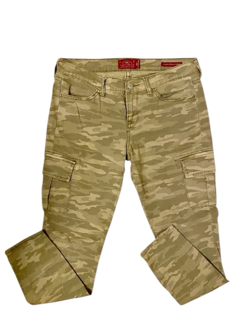 🍀 LUCKY BRAND Charlie Skinny Cargo camouflage pants